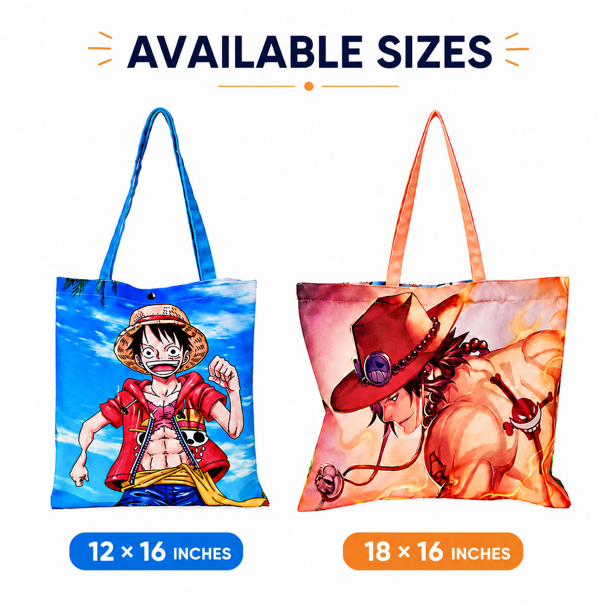 Custom Anime Canvas Tote Bag