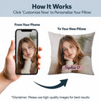 Create Your Own Custom Photo Pillow+Pillow insert